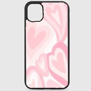 PINK Heart Swirl Phone Case